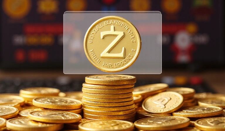 Virtual coins with a 'no real money' symbol