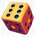 Stylized dice icon